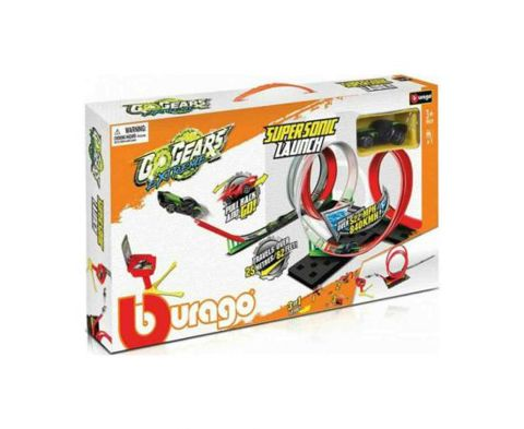 Bburago Go Gears Extreme Supersonic Launch 1 Car 18/30533  / Tracks   