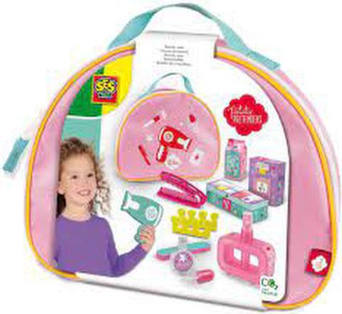 SES CREATIVE Petits Pretenders Beauty Case Playset, 3 Years and Above (18024)  / Σετ Ομορφιάς-Κοσμήματα   