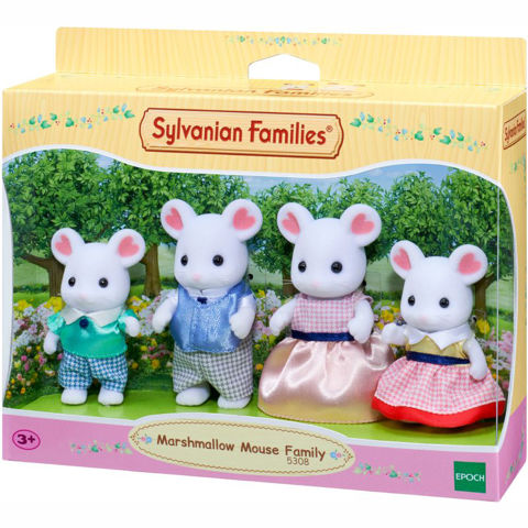 Sylvanian Families: Marshmallow Mouse Family 5308  / Kitchenware-Houseware   