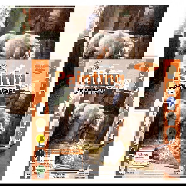 Royal & Langnickel Ζωγραφική με Νούμερα 30x40cm Στάβλος με Άλογα 