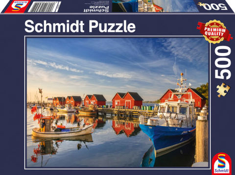 58955 Παζλ 500St Weisse Wiek- Fishing harbor  /  Puzzles   