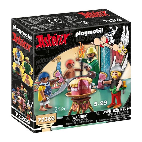Playmobil Asterix: Η Δηλητηριασμένη Τούρτα Του Πυραμιδονίς (71269) 