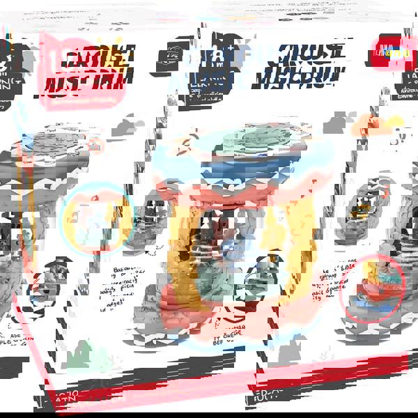  ΚΑΡΟΥΣΕΛ ΜΕ ΦΩΣ ΚΑΙ ΜΟΥΣΙΚΗ 19,5Χ19,5Χ19,5ΕΚ LUNA 