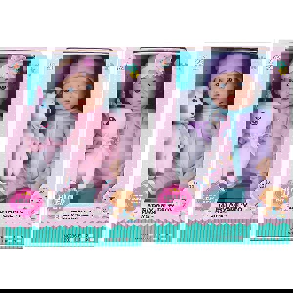 DOLL 30CM WITH ANIMAL LUNA 24X12X28CM 