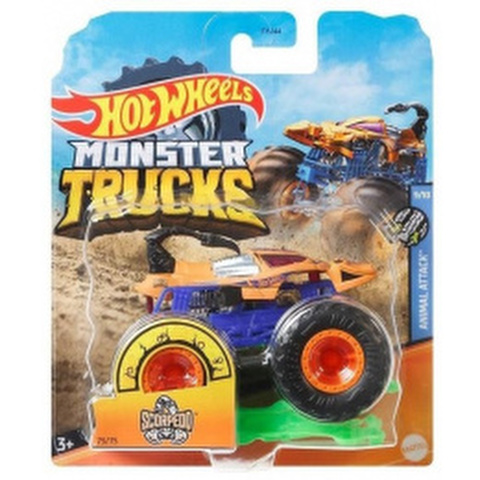 Hot Wheels Οχηματα Monster Trucks (FYJ44)  / Αγόρι Αμάξια-Μηχανές-Τρένα-Τανκς-αεροπλανα-ελικοπτερα   