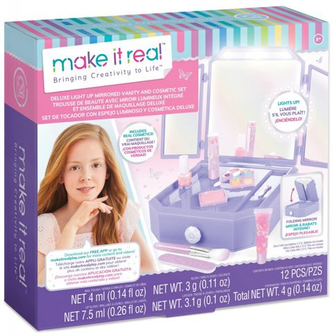 Make it Real - Beauty | Deluxe Light up Mirrored Vanity & Cosmetic Set  / Κορίτσι   