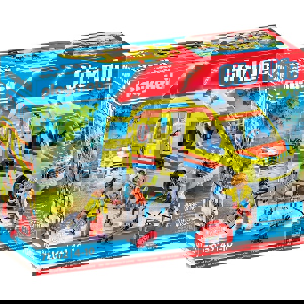 Playmobil City Life Ασθενοφόρο Με Διασώστες 