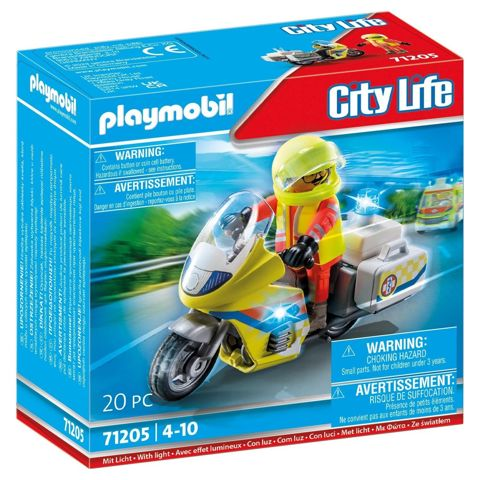 Playmobil City Life Rescuer With Motorcycle  / Playmobil   