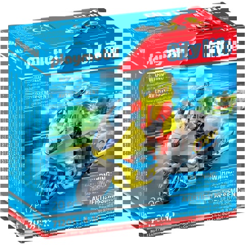 Playmobil City Life Διασώστης Με Μοτοσικλέτα  / Playmobil   