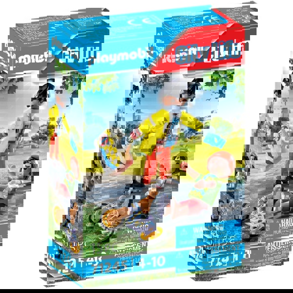 Playmobil City Life Διασώστης Και Παιδάκι 