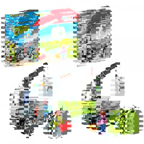 Όχημα περισυλλογής κάδων ανακύκλωσης γυαλιού  / Playmobil   