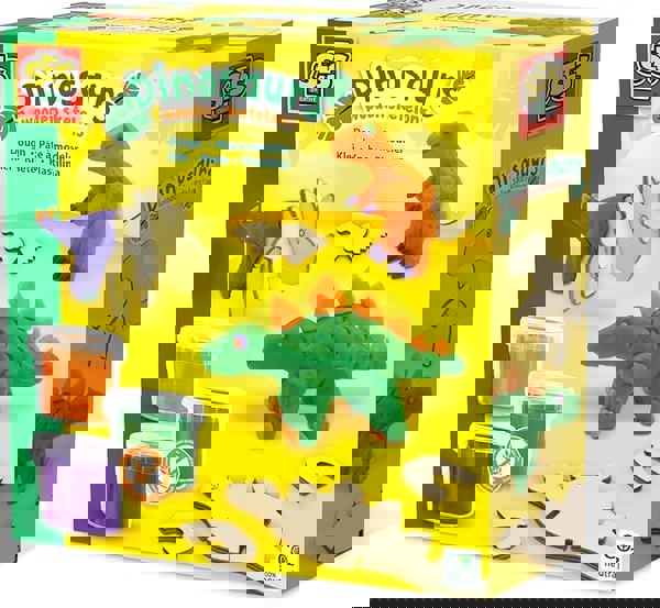 SES 00418 Modelling Dinesaur Wooden Skeleton Various Colours 