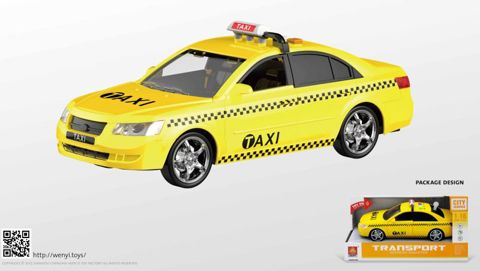 BW F / P Taxi 1:16 23cm  / Cars, motorcycle, trains   
