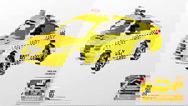 BW F/P Taxi 1:16 23cm 