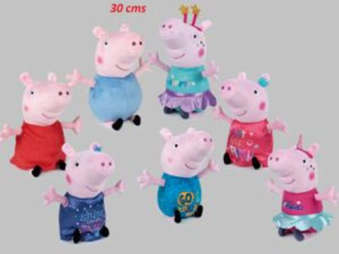 Peppa Pig & George Unicorn and Star 30cm  / Plush Toys   