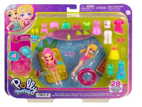 Mattel Polly - Pack Fruity Pool Fun  / Houses-Playsets-Polly Pocket   