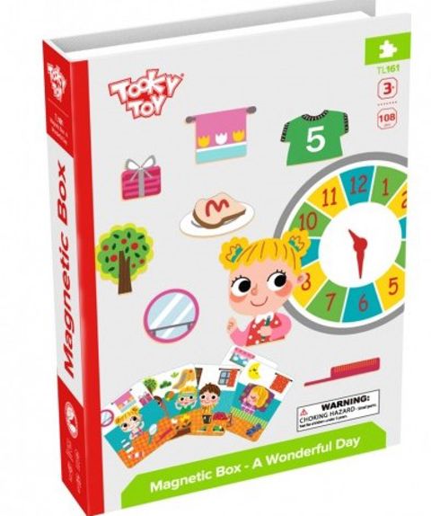 MAGNETIC BOOK A WONDERFUL DAY  / Wooden Toys   
