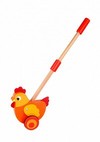 WOODEN SLIDING CHICKEN 