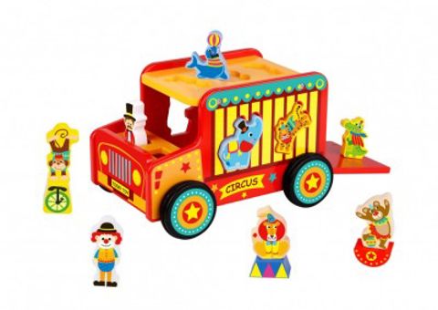 WOODEN JEEP CIRCUS  / Wooden   