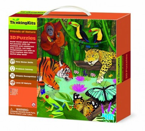 3D FLOOR PUZZLE - TROPICAL FOREST  / 4m   