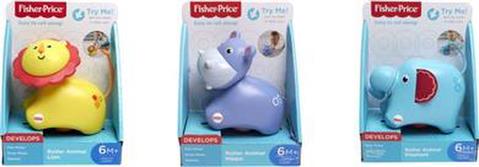  Fisher Price Γυριστρούλια Ζωάκια-3 Σχέδια (FRR65)   / Βρεφικά   