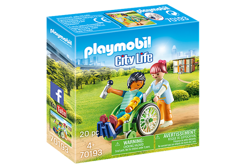 Ασθενής με καροτσάκι  / Playmobil   