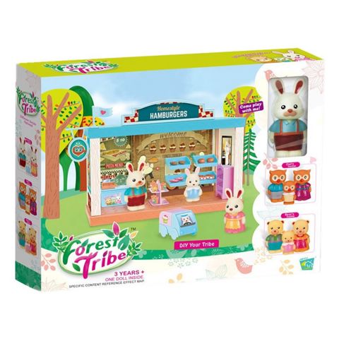FOREST TRIBE ΛΑΓΟΥΔΑΚΙΑ BURGER HOUSE  /  Sylvanian Families-Pony-Peppa pig   