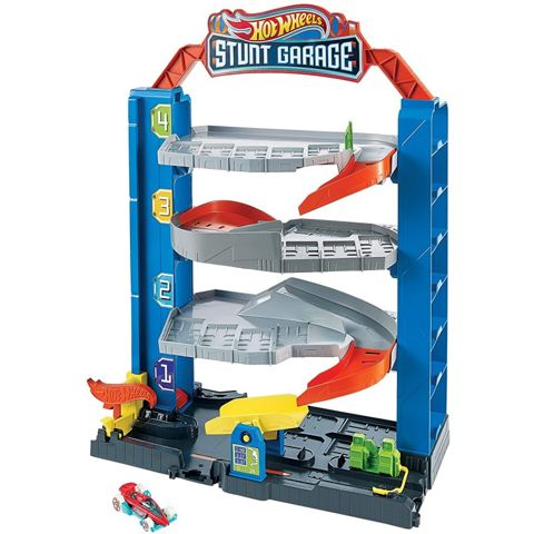 Mattel Hot Wheels City Stunt Garage Play Set GNL70  / Tracks   