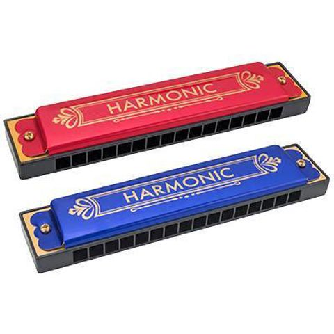 ALUMINIUM HARMONICA 2 COL. 12 PCS D/BOX   / Μουσικά Όργανα   