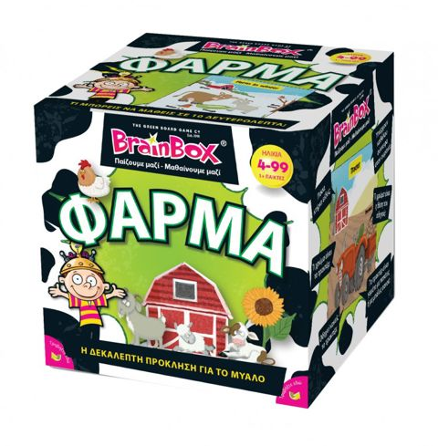BrainBox Educational Farm Game for 4+ Years  / Brainbox board games-50/50 board games   