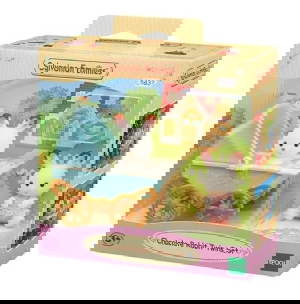  Σετ Με Δίδυμα Μωρά Chocolate Rabbit Sylvanian Families (5432) 