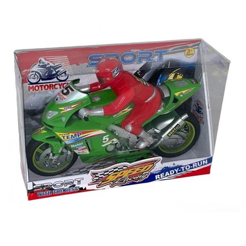 FRICTION MOTORCYCLE WITH LIGHTS AND SOUNDS N 8227  / Cars, motorcycle, trains   