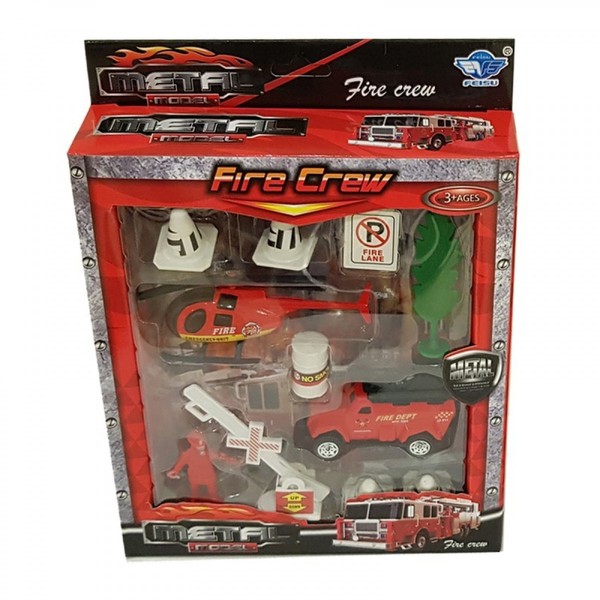 SET OF FIRE FIGHTING VEHICLES 