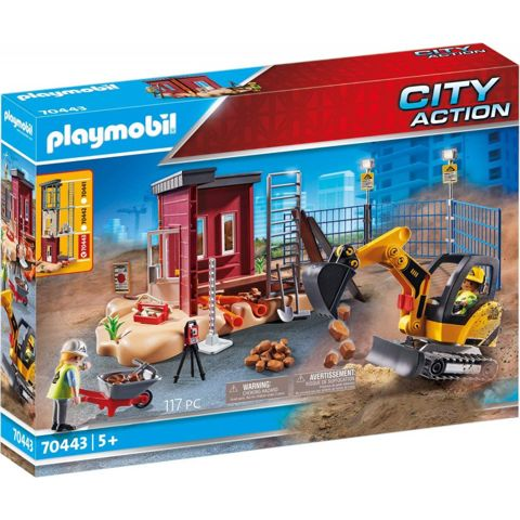 Playmobil City Action Construcion Small Excavator With Movable Bucket   / Playmobil   