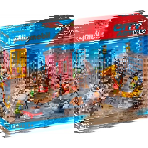 Playmobil City Action Construcion Small Excavator With Movable Bucket   / Playmobil   