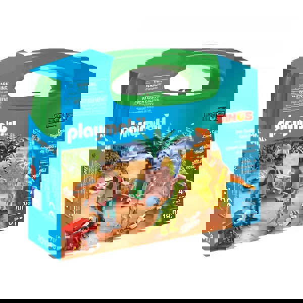 Playmobil Dinos Maxi Βαλιτσάκι Εξερευνητής Και Δεινόσαυροι 70108 