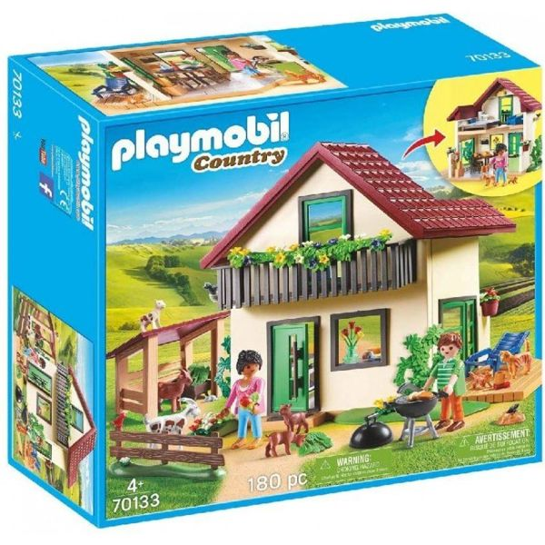 Playmobil Country Αγροικία Με Ζωάκια 70133 