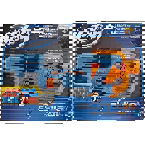 Hasbro Nerf Elite 2.0 Commander Rd-6 Blaster, 12 Official Nerf Darts  / Nerf, Guns, Swords   