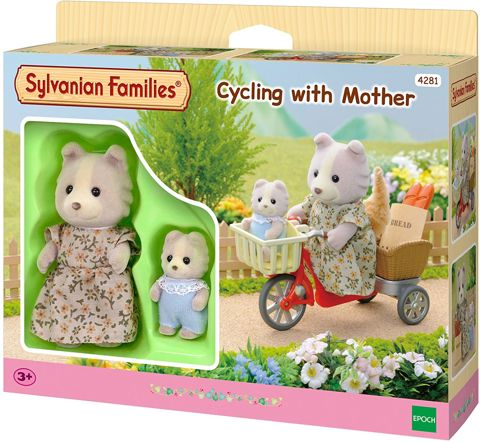 Sylvanian 4281 Families Cycling with Mother  /  Sylvanian Families-Pony-Peppa pig   