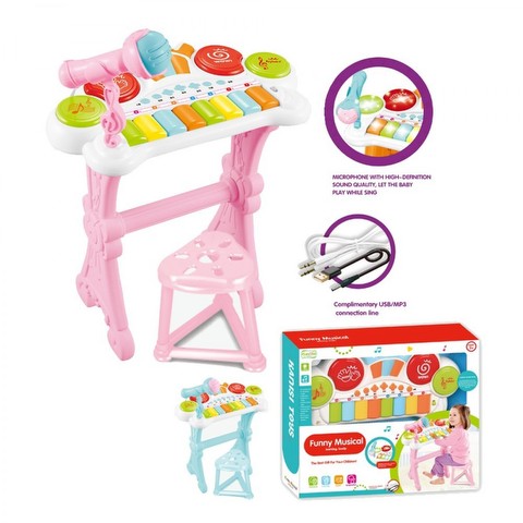 ΠΙΑΝΟ ΜΕ ΜΙΚΡΟΦΩΝΟ ΣΥΝΔΕΣΗ MP3  / Μουσικά Όργανα   