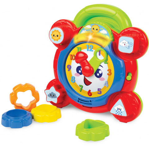Εκπαιδευτικό Ρολόι – Time For Fun Learning Clock (0675-NL)  / Fisher Price-WinFun-Clementoni   