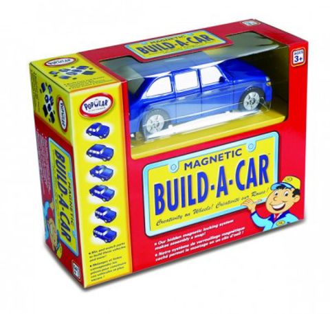 MAGNETIC CONSTRUCTION BUILD A CAR  / Board Games- Educational   