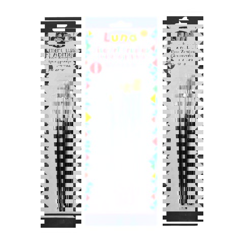  Brush Set 5 Pieces 2-4-6-8-12  / Colours   