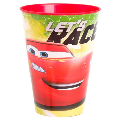 Glass Plastic Red CARS  / Water canteen- Food bowls   