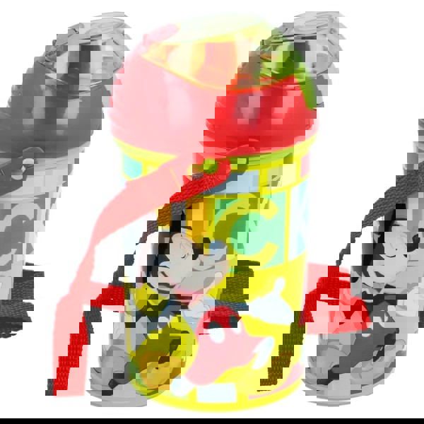 Stor Mickey Mouse Water Canteen Pop Up Flip 450 Ml 