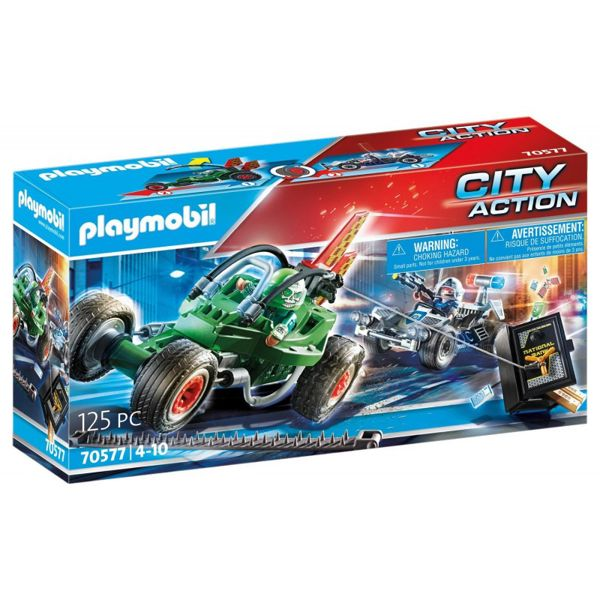 Playmobil Αστυνομική Καταδίωξη Go-Kart 70577 