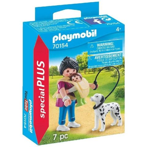 Playmobil Special Plus Μαμά Με Μωράκι Και Σκυλάκι Δαλματίας 70154  / Playmobil   