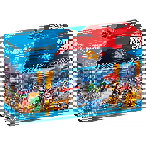 Stunt Show Σκηνή - Συνεργείο Επισκευών   / Playmobil   