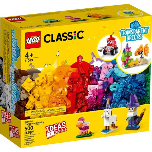 LEGO Classic Creative Transparent Bricks Δημιουργικά Διαφανή Τουβλάκια 