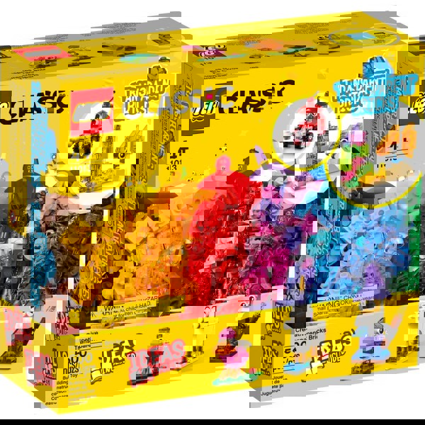 LEGO Classic Creative Transparent Bricks Δημιουργικά Διαφανή Τουβλάκια 